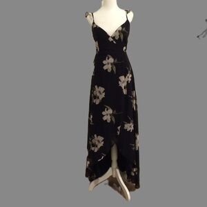 Lulu's Floral Wrap Dress